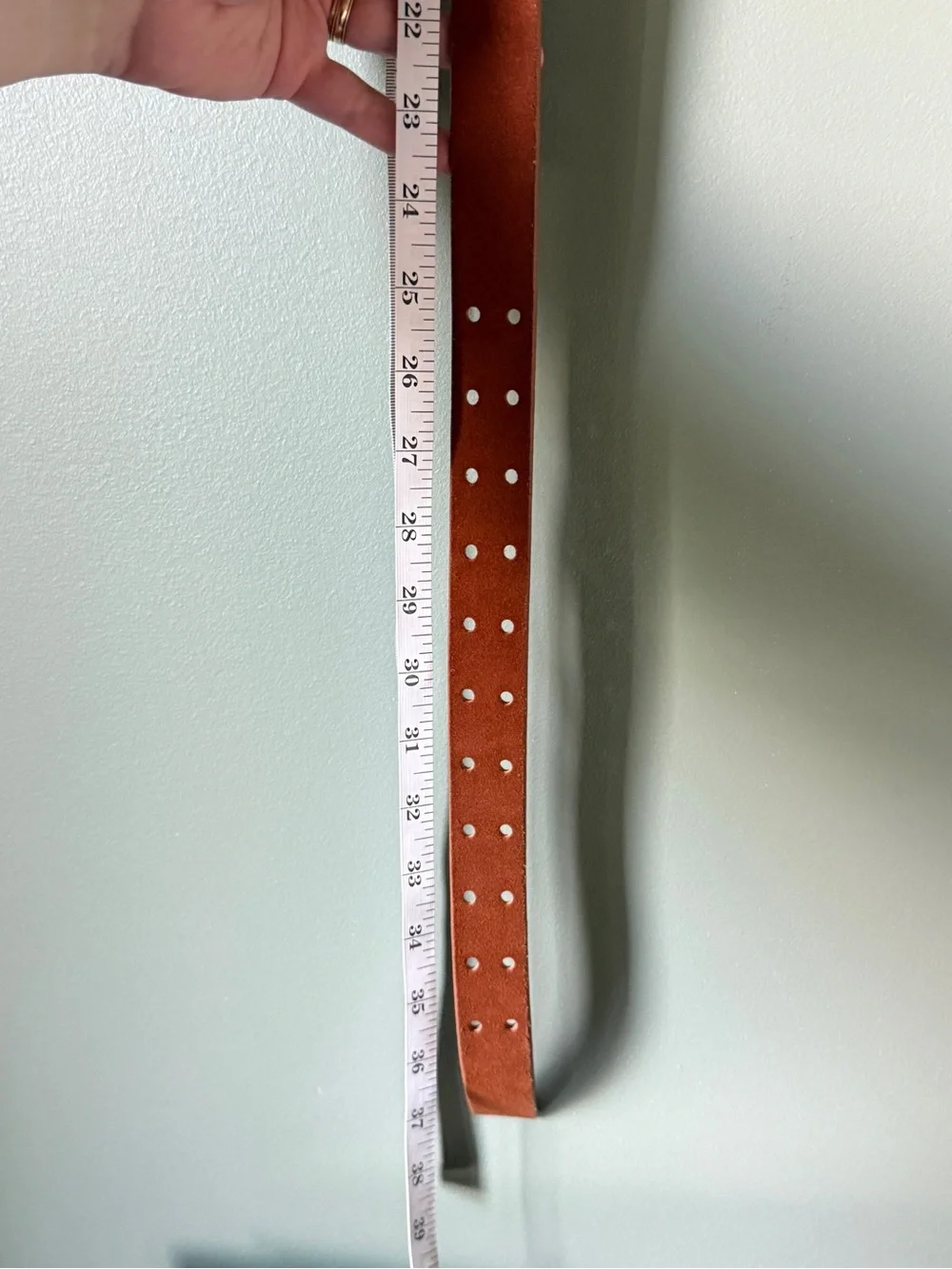 J. Crew Leather Belt - Brown - Size M